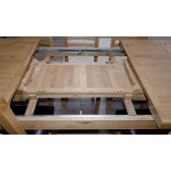 Deluxe Oak Large 1800 Twin Leaf Extending Dining Table